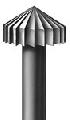 Busch Cutter (Steel bar) No.413 Blade Diameter 1.0mm