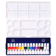 Holbein Poster Color Plastic Palette Set 11ml Tube 12 Colors(13 tubes)