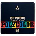 MITSUBISHI Colored Pencil Polycolor No.7500 24 Color Set