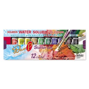  Holbein Duo Aqua Water-Soluble Oil Color AP Set of 12 20 ml  Tubes : Arts, Crafts & Sewing
